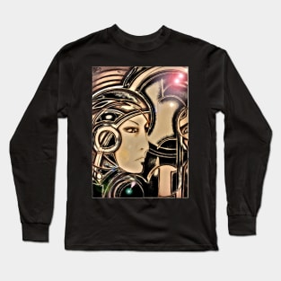 art deco sci fi ,Jacqueline Mcculloch Long Sleeve T-Shirt